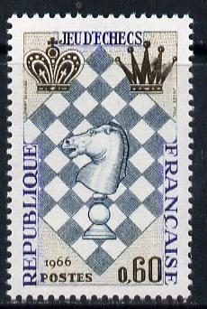 France 1966 International Chess Festival unmounted mint, SG 1715*