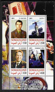 Somaliland 2011 History of Space - USSR #08 perf sheetlet containing 4 values unmounted mint