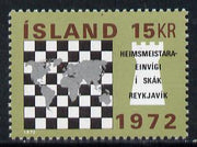 Iceland 1972 World Chess Championship unmounted mint, SG 495*