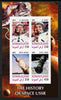 Somaliland 2011 History of Space - USSR #10 imperf sheetlet containing 4 values unmounted mint