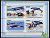 Togo 2011 Save the Whales perf sheetlet containing 4 values unmounted mint