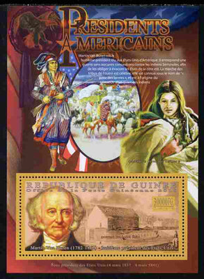 Guinea - Conakry 2010-11 Presidents of the USA #08 - Martin Van Buren perf s/sheet unmounted mint Michel BL 1882