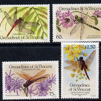 St Vincent - Grenadines 1986 Dragonflies set of 4 unmounted mint (SG 490-3)
