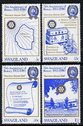 Swaziland 1980 75th Anniversary of Rotary International set of 4 unmounted mint, SG 336-39*