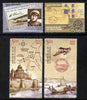 India 2011 100 Years of Airmail perf set of 4 unmounted mint