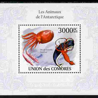 Comoro Islands 2010 Antarctic Animals perf s/sheet unmounted mint, Michel BL 578