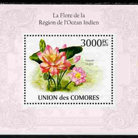 Comoro Islands 2010 Flowers from the Indian Ocean Region perf s/sheet unmounted mint, Michel BL 567
