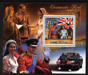 Guinea - Bissau 2011 Royal Wedding - William & Kate #1 perf s/sheet unmounted mint