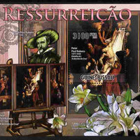Guinea - Bissau 2011 The Resurrection in Paintings - Rubens perf s/sheet unmounted mint