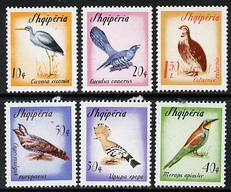 Albania 1965 Migratory Birds set of 6 unmounted mint, SG 933-38*