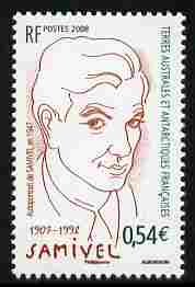 French Southern & Antarctic Territories 2008 Paul Gayet-Tancred Samivel (artist) 54c unmounted mint SG 600