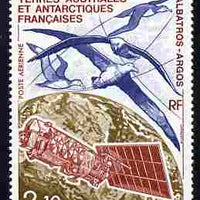 French Southern & Antarctic Territories 1991 Wandering Albatross & Satellite 2f10 unmounted mint SG 273