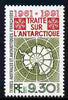 French Southern & Antarctic Territories 1991 30th Anniversary of Antarctic Treaty 9f30 unmounted mint SG 281