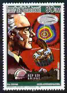 Mauritania 1986 Whiple & Space Probe 30um unmounted mint SG 867