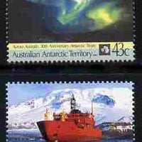 Australian Antarctic Territory 1991 30th Anniversary of Antarctic Treaty set of 2 unmounted mint SG 88-9