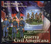 Mozambique 2011 150th Anniversary of American Civil War perf s/sheet unmounted mint