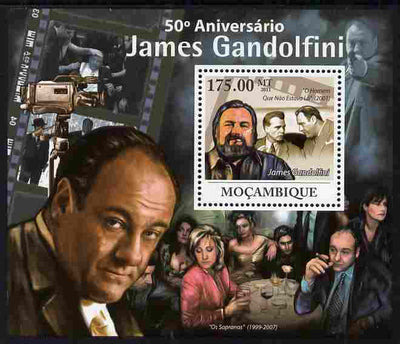 Mozambique 2011 50th Birth Anniversary of James Gandolfini perf s/sheet unmounted mint