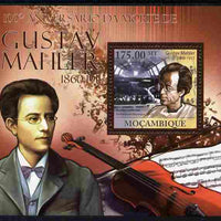 Mozambique 2011 Death Centenary of Gustav Mahler perf s/sheet unmounted mint