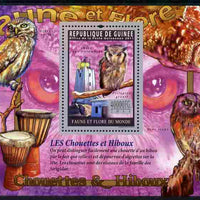 Guinea - Conakry 2011 Owls perf s/sheet unmounted mint