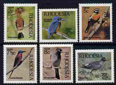 Rhodesia 1971 Birds 1st series perf set of 6 unmounted mint SG 459-64