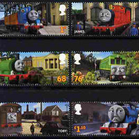 Great Britain 2011 Thomas the Tank Engine perf set of 6 unmounted mint