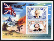 Grenada 1974 Birth Centenary of Sir Winston Churchill m/sheet unmounted mint, SG MS 639