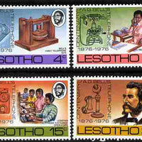 Lesotho 1976 Telephone Centenary set of 4 unmounted mint, SG 318-21