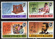 Lesotho 1976 Telephone Centenary set of 4 unmounted mint, SG 318-21