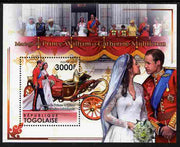 Togo 2011 Royal Wedding - William & Kate perf s/sheet unmounted mint