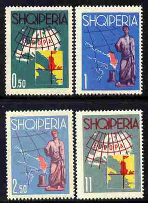 Albania 1962 Tourist Publicity (Europa) perf set of 4 unmounted mint SG 716-719