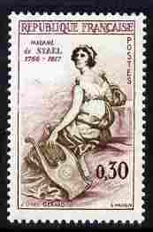 France 1960 Madame de Stael (writer) 30c unmounted mint SG 1500