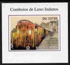 St Thomas & Prince Islands 2011 Indian Luxury Trains #2 imperf individual deluxe sheet unmounted mint. Note this item is privately produced and is offered purely on its thematic appeal