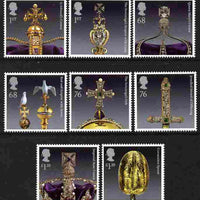 Great Britain 2011 The Crown Jewels perf set of 8 unmounted mint