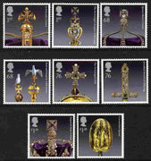 Great Britain 2011 The Crown Jewels perf set of 8 unmounted mint