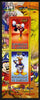 Djibouti 2011 Walt Disney - Mickey Mouse & Donald perf sheetlet containing 2 values unmounted mint