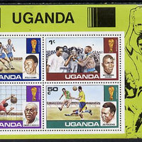 Uganda 1978 World Cup Football #1 m/sheet unmounted mint, SG MS 209