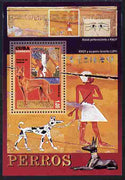 Cuba 2010 Dogs & Classical Art perf m/sheet unmounted mint