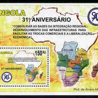 Angola 2011 31st Anniversary of SADC perf m/sheet unmounted mint