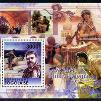 Togo 2011 175th Death Anniversary of Lawrence Alma-Tadema perf m/sheet unmounted mint