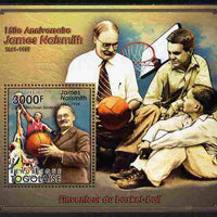 Togo 2011 150th Birth Anniversary of James Naismith (basketball) perf m/sheet unmounted mint