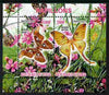 Chad 2011 Butterflies #1 perf sheetlet containing 2 values unmounted mint
