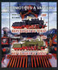 Chad 2011 Steam Locomotives perf sheetlet containing 2 values unmounted mint