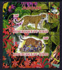 Chad 2011 Leopards perf sheetlet containing 2 values unmounted mint