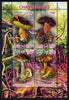 Chad 2011 Mushrooms #1 perf sheetlet containing 4 values cto used