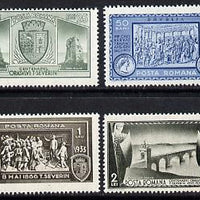 Rumania 1933 Turnu-Severin set of 4 unmounted mint, SG 1279-82, Mi 458-61