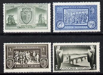 Rumania 1933 Turnu-Severin set of 4 unmounted mint, SG 1279-82, Mi 458-61