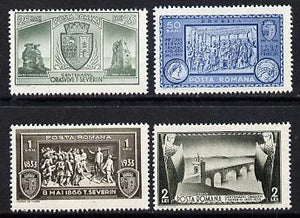 Rumania 1933 Turnu-Severin set of 4 unmounted mint, SG 1279-82, Mi 458-61