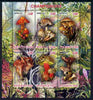 Chad 2011 Mushrooms #2 perf sheetlet containing 6 values cto used