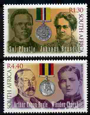 South Africa 2000 Centenary of Anglo-Boer War - 2nd issue perf set of 2 unmounted mint SG 1203-4