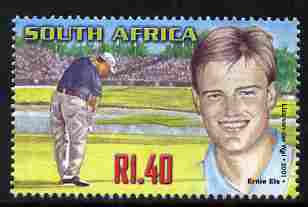 South Africa 2001 Sporting Heroes - Ernie Els (golf) 1r40 unmounted mint SG 1248